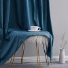 HLC.ME Sawyer Premium Luxurious Lush Velvet Soft Light Filtering Grommet Window Drapery Curtains - Set of 2 - 3 of 4