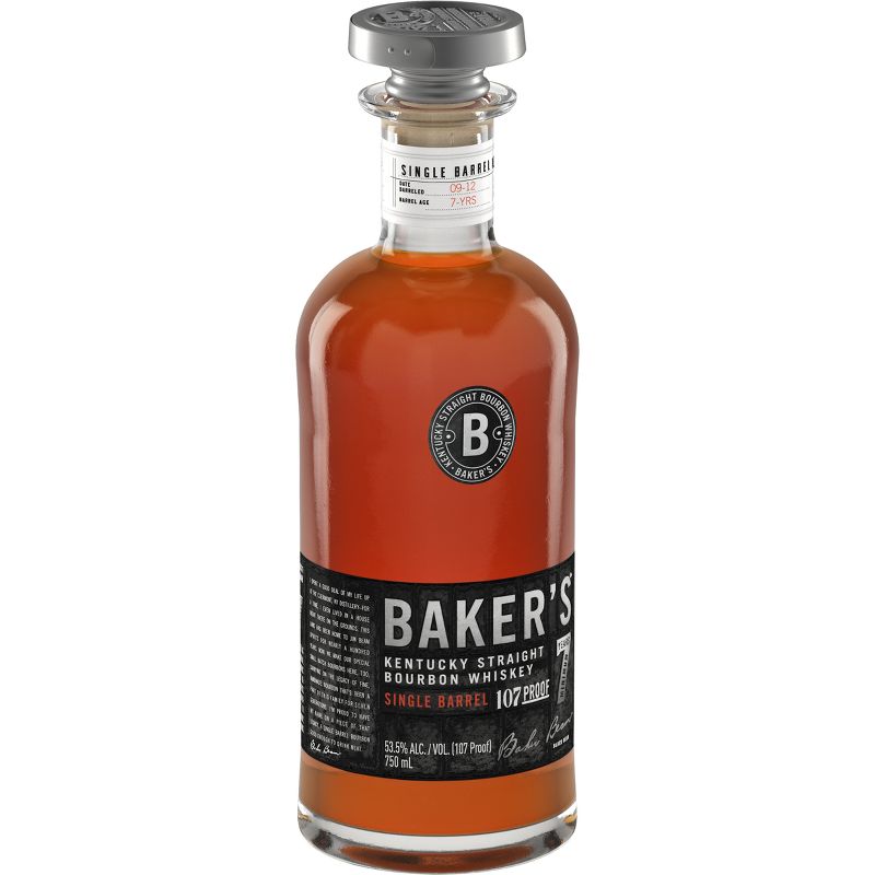 Baker's 7yr Kentucky Straight Bourbon Whiskey - 750ml Bottle, 3 of 5
