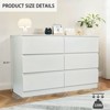 Okak Modern Concealed Handles Dressers with Large Drawers,Chest of Drawers for Bedroom,Entryway,Wooden Dresser Organizer Cabinet - 2 of 4