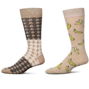 MeMoi 2 Pair Men Novelty Socks - 1 of 4