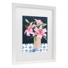 Trademark Fine Art - Grace Popp  Honeys Lilies II Matted Framed Art - 3 of 4