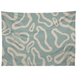 Lola Terracota Organical Shapes 443 50" x 60" Tapestry - Society6 - 1 of 3