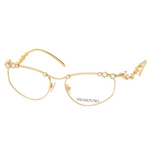 Swarovski SK 1015 4004 Womens Irregular Eyeglasses Gold 55mm - 1 of 3