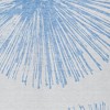 Denim Blue And Ivory Abstract Washable Indoor Outdoor Area Rug - 4 of 4