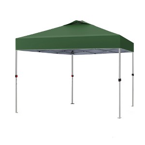 Captiva Designs 10’ x 10’ Outdoor Pop-Up Canopy Tent - Portable Sun Shelter for Camping & Events (Blue) - 1 of 4