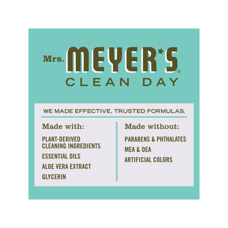 Mrs. Meyer&#39;s Clean Day Basil Scent Liquid Dish Soap - 16 fl oz, 5 of 12