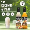 Syruvia Coffee Flavors Variety Pack: Coconut & Peach 25.4 fl oz Syrup - 2 of 4