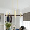 Livex Lighting Helsinki 6 - Light Chandelier in  Satin Brass/Bronze - 3 of 4