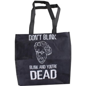 Seven20 Doctor Who Large Tote Bag: Don’t Blink/ Blink And You're Dead - 1 of 1