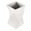 Zodaca Stylish Wave Pen Holder, Wheat Straw Pencil Cup Desk Organizer Makeup Brushes Holder, Beige - 4 of 4