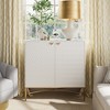 CLIHOME 15.75-in W x 32.87-in H MDF 2 Doors Freestanding Utility Storage Cabinet - 2 of 4