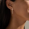 14K Gold Plated Butterfly Dangle Earrings for Women - Dainty, Trendy, CZ Drop Earrings - Simple Long Dangling Jewelry - 2 of 4