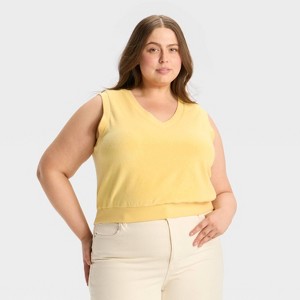 Women's Leisure Studio Loop Terry Tank Top - Universal Thread™ - 1 of 3