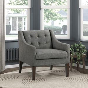 NicBex Modern Accent Chair Upholstered Sofa Chair Button-Tufted Fabric Armchair Comfy Chair Lounge Chair for Living Room, Bedroom - 1 of 4