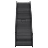 vidaXL Folding Dog Ramp Black 60.2"x15.7"x4.9" Plastic - 3 of 4