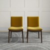 Christopher Knight Home Judy Modern Solid Wood Upholstered 20" W Dining Chair (Set of 2) - 2 of 4