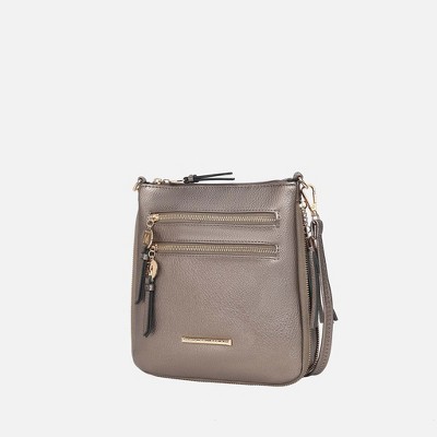 MKF Collection Angelina Crossbody Shoulder Women's Handbag Vegan Leather Purse by Mia K