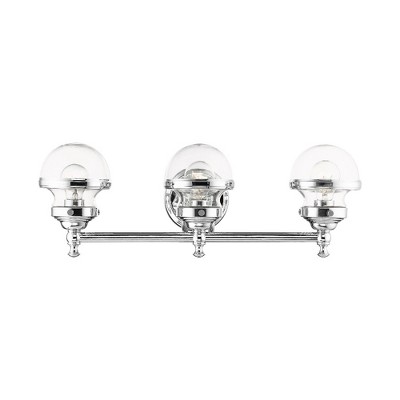 Livex Lighting Oldwick 3 - Light Vanity in  Polished Chrome