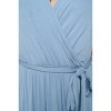 WEST K Womens Georgia Plus Size Flutter Sleeve High Low Hem Dress - 3 of 4