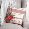 Creative Products Noel Plaid 18 x 18 Indoor / Outdoor Pillow - 3 of 3