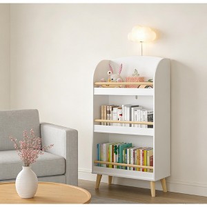 Airsurfer 3-Tier Kids Bookshelf, Charming Kids Bookcase, Toy Storage Cabinet Organizer for Children's Room, Nursery - 1 of 4