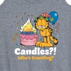 Women's - Garfield - Candles Who's Counting Graphic Racerback Tank - 2 of 4