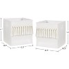 Sweet Jojo Designs Boy or Girl Gender Neutral Unisex Set of 2 Kids' Decorative Fabric Storage Bins Bohemian Fringe Ivory - 3 of 4