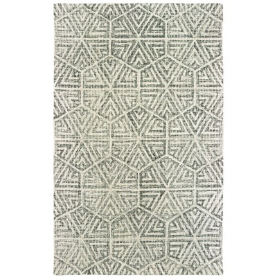 Oriental Weavers Tallavera 55605 Grey/ Ivory Indoor Area Rug - 3'6" x 5'6"