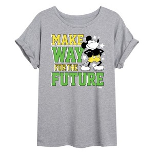 Women's - Disney - Make Way For The Future Oversized Graphic T-Shirt - 1 of 4