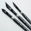 Silver Brush Black Velvet Dagger/Oval Brushes, Set of 3 - 4 of 4