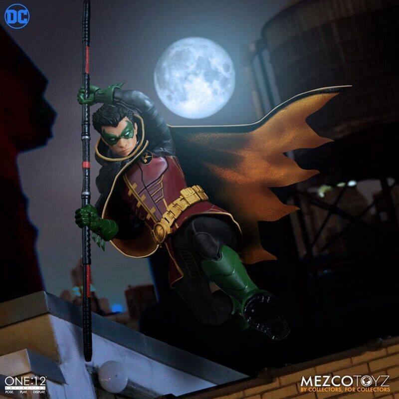Mezco Toyz DC Comics One:12 Collective 6 Inch Action Figure | Robin, 3 of 10