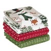 John Ritzenthaler Co. 100% Cotton Kitchen Towels Snowman Forest Pine Tree Absorbent Dish Towels for Drying & Cleaning Soft & Durable (Set of 4) - 2 of 4