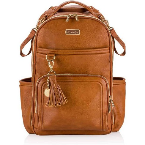 Itzy Ritzy Boss Plus Backpack Diaper Bag Cognac Target