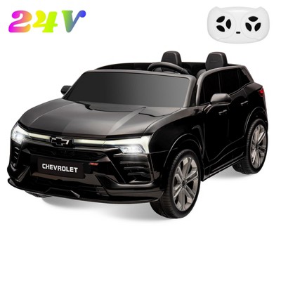 Jojoka 24V 2-Seater Licensed Chevrolet Blazer Kids' Electric SUV Ride-On with Parent Remote, 3-Speed, Bluetooth Music, LED Lights