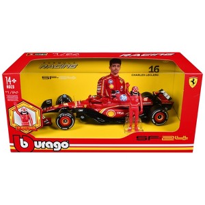 Ferrari SF-24 #16 F1 World Championship (2024) with Driver Figure