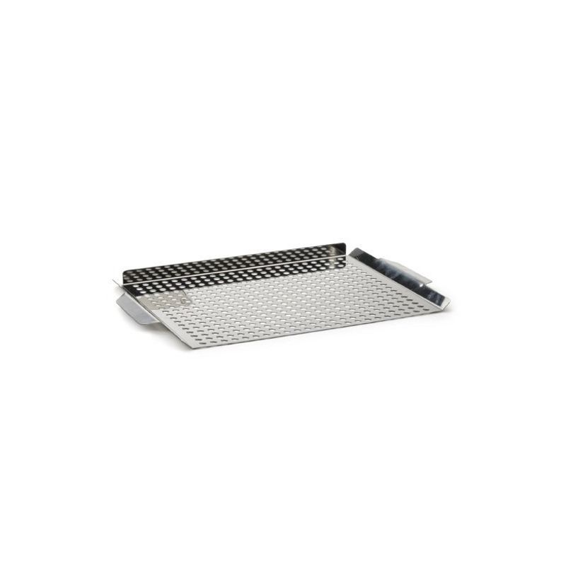 RSVP BBQ Stainless Steel Grilling Pan, 1 of 2