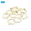 Unique Bargains DIY Crafts Earrings Necklace Bracelet Making Alloy Open Back Mushroom Bezel Pendants 10 Pcs - 3 of 4