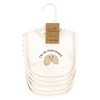 Touched by Nature Unisex Baby Organic Cotton Bibs, Fortune Cookie, One Size - 2 of 4