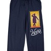 Wonka (2023) Willy Character and Title Logo Women's Black Graphic Drawstring Sleep Pants - 2 of 4