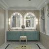Apmir Super Bright 192 LEDs/m LED Lighted Anti-Fog Tempered Glass Arched Bathroom/Vanity Mirror with ETL & 3-Year Warranty - 4 of 4