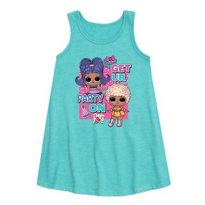 - LOL Surprise! - Get UR Party On Graphic Sleeveless Aline Dress - 1 of 2