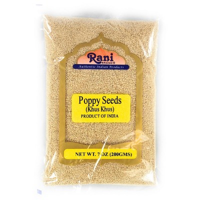 Rani Brand Authentic Indian Foods White Poppy Seeds Whole