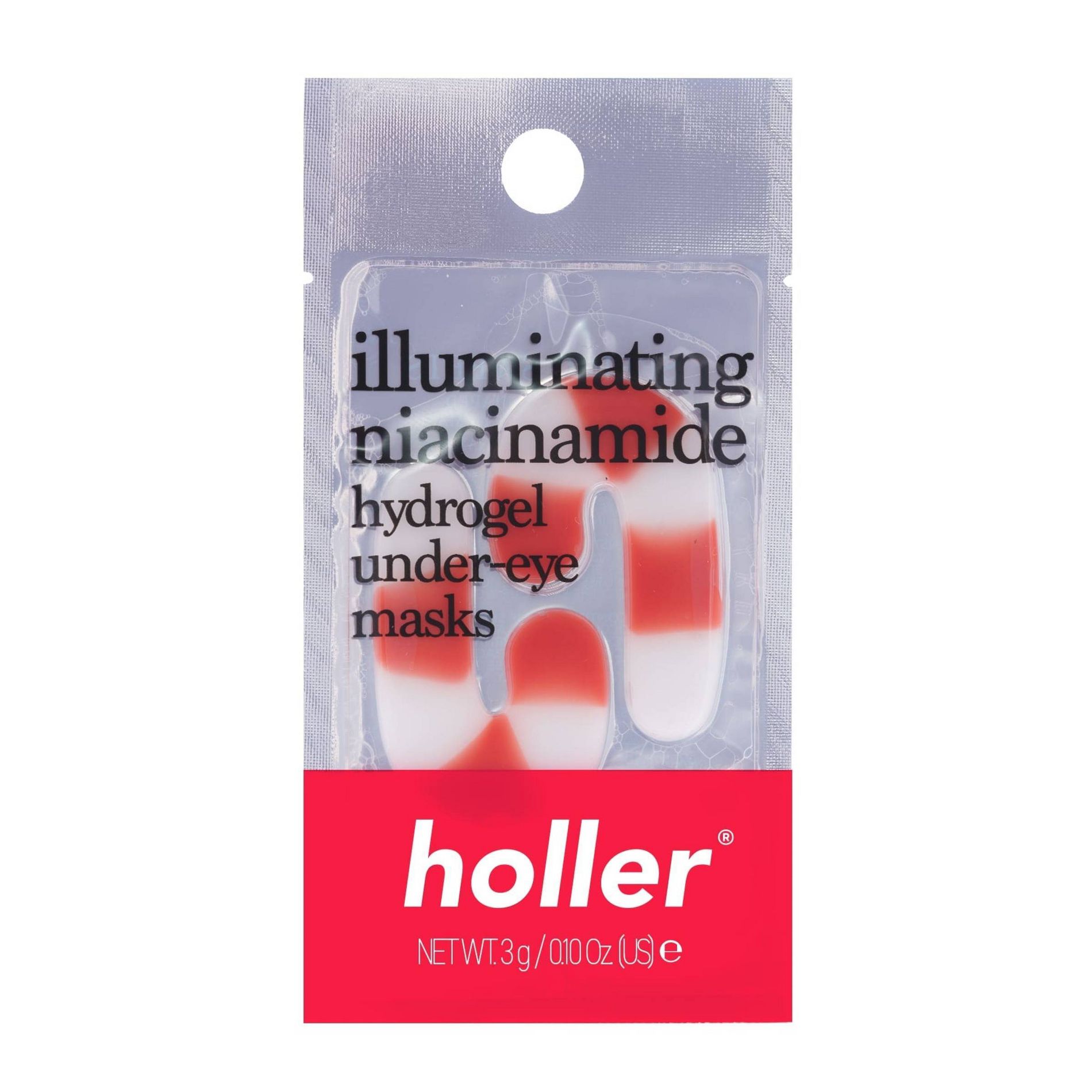 Holler and Glow Seeing Sweets Illuminating Niacinamide Hydrogel Under Eye Masks - 0.10oz