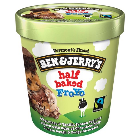 Ben & Jerry's Frozen Yogurt Half Baked FroYo - 16oz - image 1 of 4