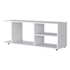 47.4" ModernTV Rack with Open Storage, Sleek Particle Board Design, Space-Saving, Easy-to-Clean Surface - 2 of 4