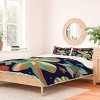 Deny Designs barbara dantas Garden Duvet Cover Bedding Set Blue - 2 of 4