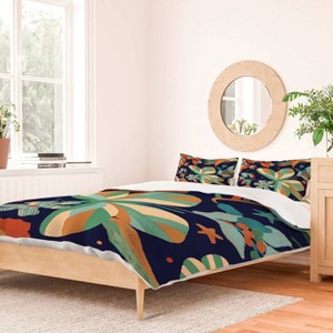 Deny Designs barbara dantas Garden Duvet Cover Bedding Set Blue - 1 of 4