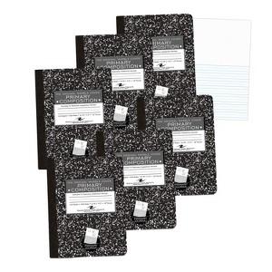 Roaring Spring Paper Products Marble Composition Book, Picture Story Ruled, Pack of 6 - 1 of 2