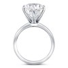 Pompeii3 Certified 6Ct Solitaire Diamond Engagement Ring 14k White Gold Lab Created - Size 6.5 - 2 of 4