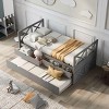 Streamdale Multi-Functional Daybed with Drawers and Trundle, Gray - 2 of 4